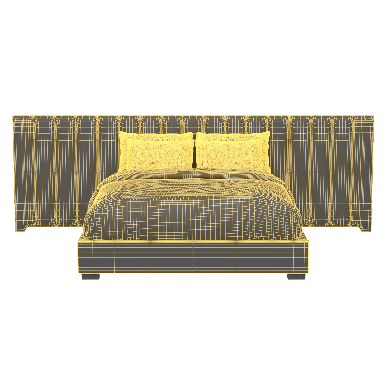 Modern Beds Collection 04 3D Model_012